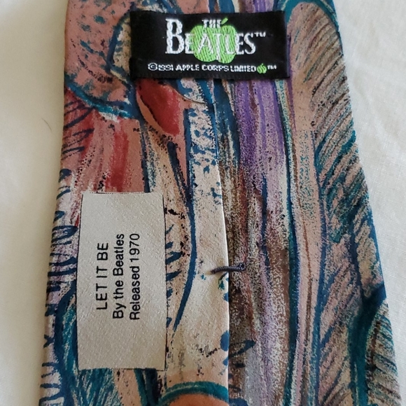 The Beatles "Let It Be" Silk Tie - Picture 2 of 5